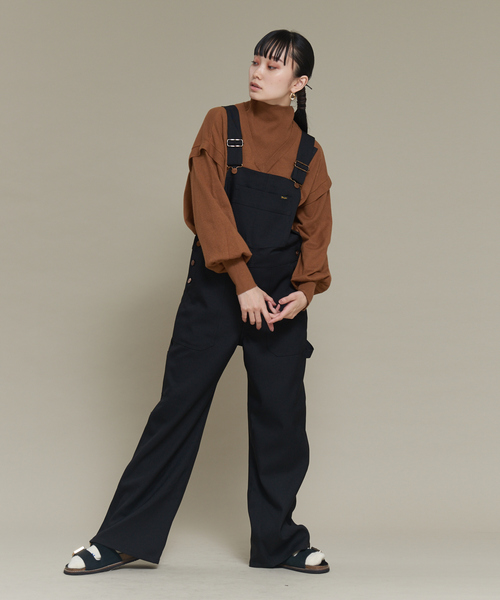 Wrangler（ラングラー）の「【WEB限定】Wranglerフレアオーバーオール（サロペット/オーバーオール・レディース・ブラック/ブラウン/グリーン・フリー）」の18枚目の写真