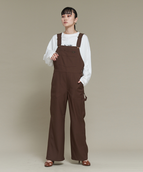Wrangler（ラングラー）の「【WEB限定】Wranglerフレアオーバーオール（サロペット/オーバーオール・レディース・ブラック/ブラウン/グリーン・フリー）」の20枚目の写真