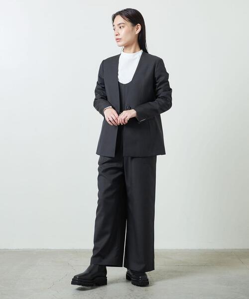 【MARW UNITED ARROWS】ツイルノーカラージャケット SUMMER ツイルノーカラージャケット