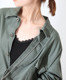 パット付きレースキャミ