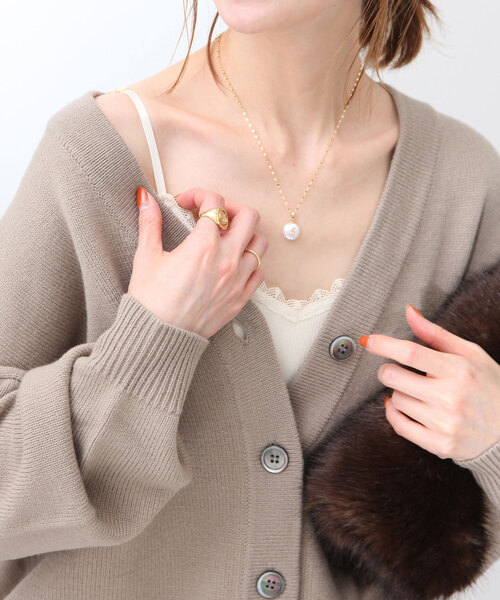 SLOBE IENA（スローブイエナ）の「パット付きレースキャミ（キャミソール・レディース・ブラック/アイボリー・FREE）」の11枚目の写真