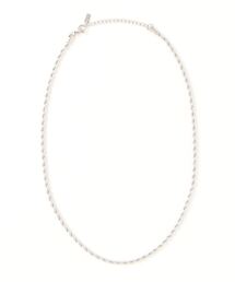 金属アレルギー対応 サージカルステンレス SILVER デザインチェーンネックレス