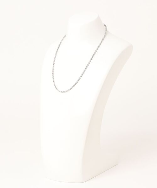and it_(アンドイット)の「金属アレルギー対応 サージカルステンレス SILVER デザインチェーンネックレス(ネックレス・レディース・シルバー・FREE)」の2枚目の写真