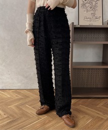 【apres jour clair】オパールジャガードパンツ【ZOZOTOWN限定アイテム】
