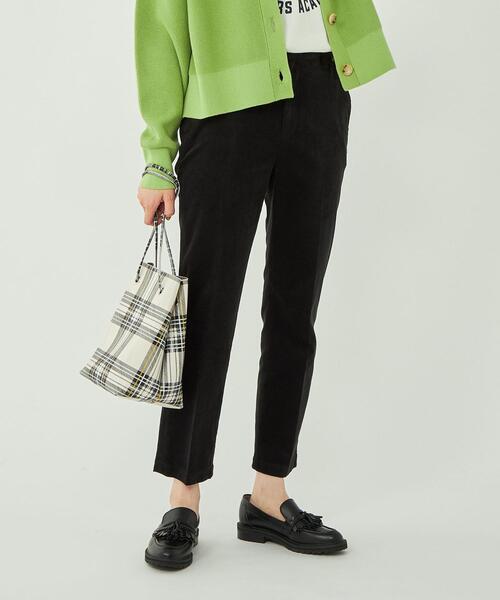 green label relaxing（グリーンレーベルリラクシング）の「コーデュロイ テーパード パンツ（その他パンツ・レディース・ライトグレー/ダークグレー/モカ/ライトピンク・40/38/36/34）」の3枚目の写真