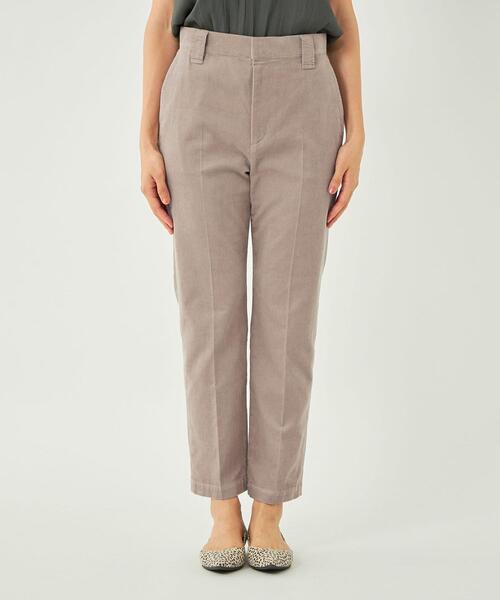green label relaxing（グリーンレーベルリラクシング）の「コーデュロイ テーパード パンツ（その他パンツ・レディース・ライトグレー/ダークグレー/モカ/ライトピンク・40/38/36/34）」の6枚目の写真