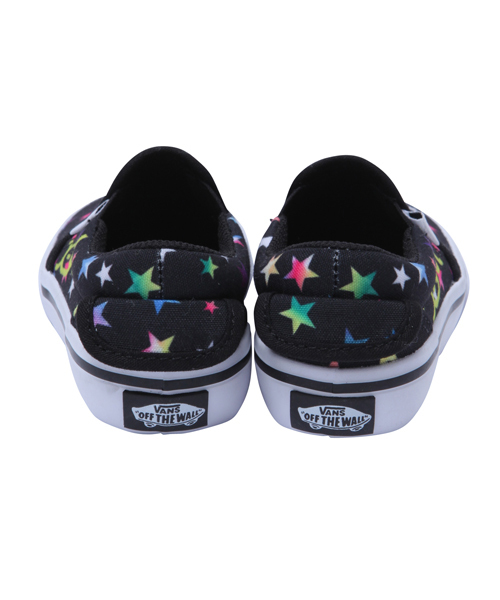 VANS（バンズ）の「XGS★×VANS SLIP ON RAINBOW STAR（スニーカー・キッズ・ブラック・14cm/15cm/16cm/17cm/18cm/19cm/20cm/21cm）」の7枚目の写真