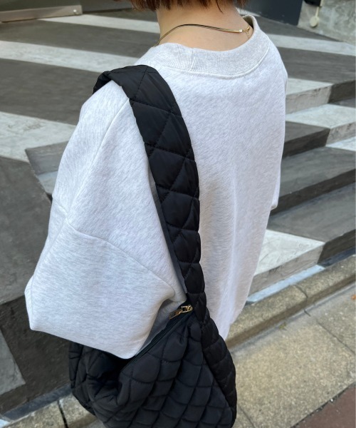 nemne store（ネンネストア）の「【低身長用サイズあり】裏起毛アソート刺繍・プリントスウェット（スウェット・レディース・ネイビー/オフホワイト/グリーン/オートミール/ホワイト系その他/グレー系その他・SMALL/MEDIUM）」の20枚目の写真