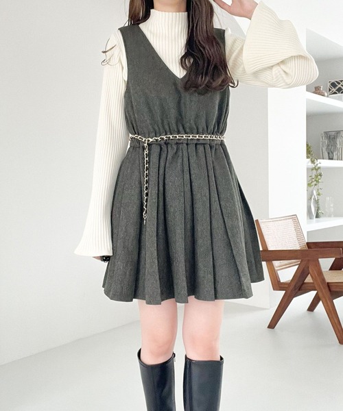 Heather（ヘザー）の「チェーンベルト　164412（ベルト・レディース・ブラック/アイボリー・ONE SIZE）」の17枚目の写真