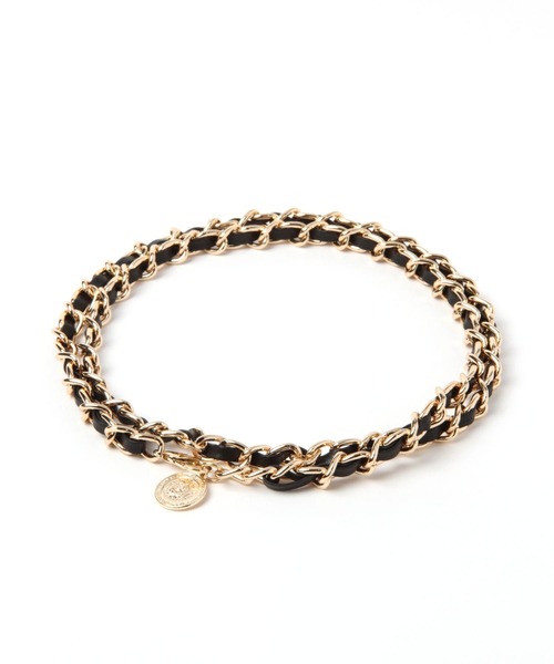 Heather（ヘザー）の「チェーンベルト　164412（ベルト・レディース・ブラック/アイボリー・ONE SIZE）」の21枚目の写真