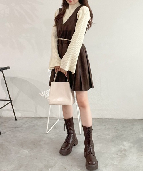 Heather（ヘザー）の「チェーンベルト　164412（ベルト・レディース・ブラック/アイボリー・ONE SIZE）」の13枚目の写真