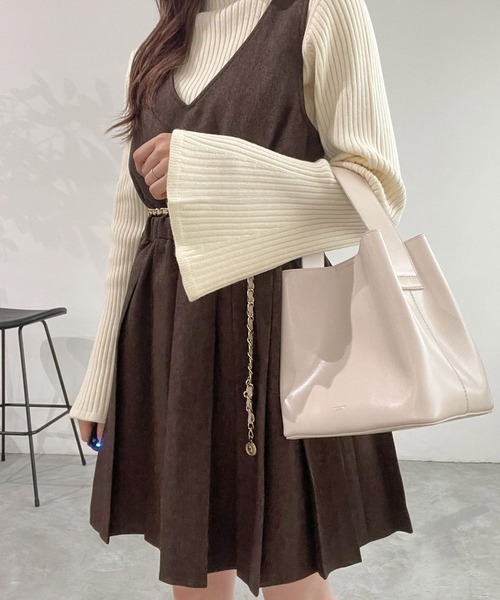 Heather（ヘザー）の「チェーンベルト　164412（ベルト・レディース・ブラック/アイボリー・ONE SIZE）」の9枚目の写真