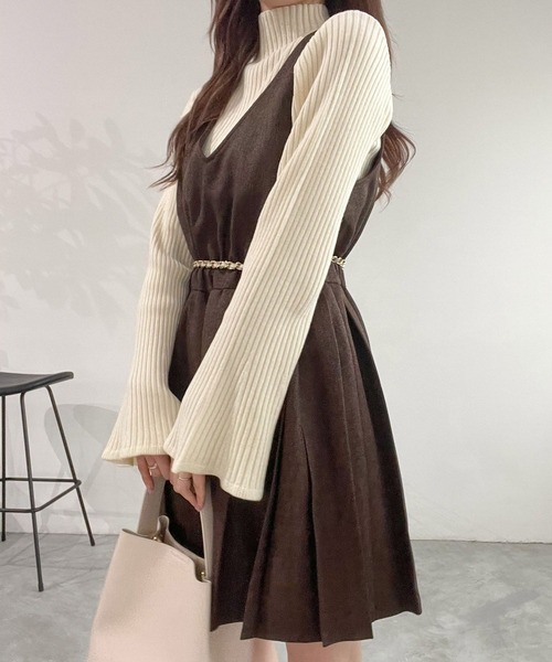 Heather（ヘザー）の「チェーンベルト　164412（ベルト・レディース・ブラック/アイボリー・ONE SIZE）」の10枚目の写真