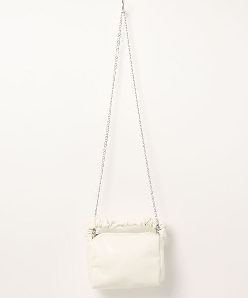 JUMELLE（ジュメロ）の「くしゅハンドルバッグ（ハンドバッグ・レディース・ホワイト/グリーン・FREE）」の11枚目の写真