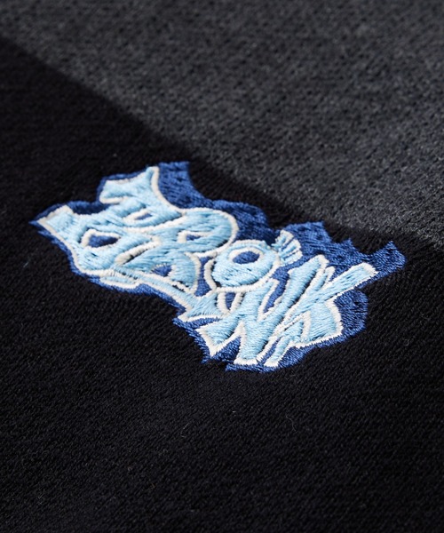 WHO'S WHO gallery（フーズフーギャラリー）の「【KOOKY'N/クーキー】BRONX FATボーダーニット（ニット/セーター・メンズ・パープル/ブラック/ブラウン/ブラック系その他・FREE）」の18枚目の写真