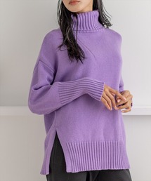 clear | サイドスリットオーバーニットトップス ≪2022AW新作≫(ニット/セーター)