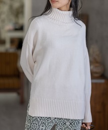 clear | サイドスリットオーバーニットトップス ≪2022AW新作≫(ニット/セーター)