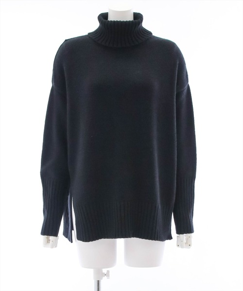 clear(クリア)の「サイドスリットオーバーニットトップス(ニット/セーター・レディース・ピンク/イエロー/パープル/ブラック/アイボリー/グレイッシュベージュ・F)」の2枚目の写真