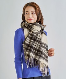 macocca(マコッカ)のカシミヤ混ウールストール チェック(ストール/ショール)