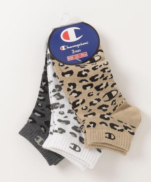 Champion（チャンピオン）の「Champion/チャンピオン ソックス ウィメンズ アニマル柄 3足組 スニーカーインソックス CWSCU401（ソックス/靴下・レディース・その他/マルチ・S）」の4枚目の写真