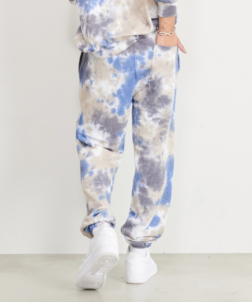 LONSDALE（ロンズデール）の「LONSDALE/ロンズデール セットアップ対応可 ワンポイントロゴ 両脇ポケット トレーニング タイダイ スウェットパンツ（スウェットパンツ・メンズ・ベージュ/チャコールグレー・LL/M/L）」の8枚目の写真