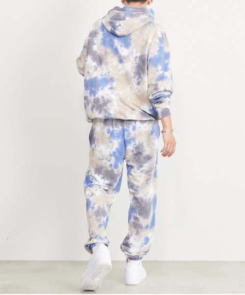 LONSDALE（ロンズデール）の「LONSDALE/ロンズデール セットアップ対応可 ワンポイントロゴ 両脇ポケット トレーニング タイダイ スウェットパンツ（スウェットパンツ・メンズ・ベージュ/チャコールグレー・LL/M/L）」の22枚目の写真