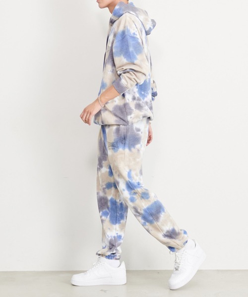 LONSDALE（ロンズデール）の「LONSDALE/ロンズデール セットアップ対応可 ワンポイントロゴ 両脇ポケット トレーニング タイダイ スウェットパンツ（スウェットパンツ・メンズ・ベージュ/チャコールグレー・LL/M/L）」の21枚目の写真