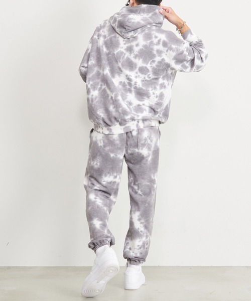 LONSDALE（ロンズデール）の「LONSDALE/ロンズデール セットアップ対応可 ワンポイントロゴ 両脇ポケット トレーニング タイダイ スウェットパンツ（スウェットパンツ・メンズ・ベージュ/チャコールグレー・LL/M/L）」の19枚目の写真