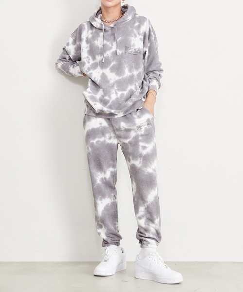 LONSDALE（ロンズデール）の「LONSDALE/ロンズデール セットアップ対応可 ワンポイントロゴ 両脇ポケット トレーニング タイダイ スウェットパンツ（スウェットパンツ・メンズ・ベージュ/チャコールグレー・LL/M/L）」の17枚目の写真