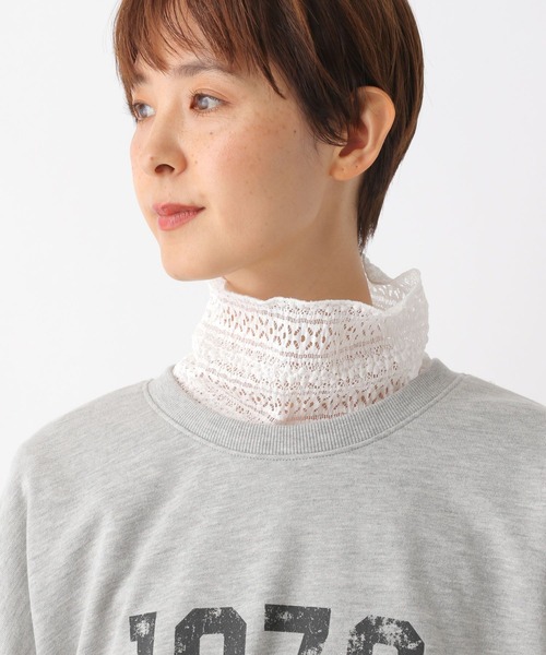 LEPSIM（レプシィム）の「シャーリングレースインナー　170823（Tシャツ/カットソー・レディース・オフホワイト/ブラック・FREE）」の21枚目の写真