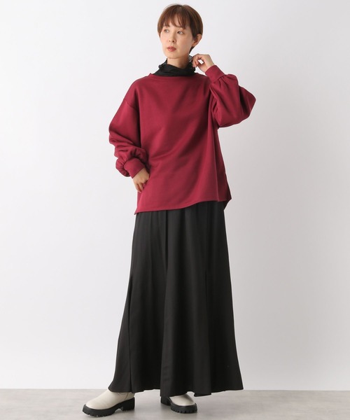 LEPSIM（レプシィム）の「シャーリングレースインナー　170823（Tシャツ/カットソー・レディース・オフホワイト/ブラック・FREE）」の6枚目の写真