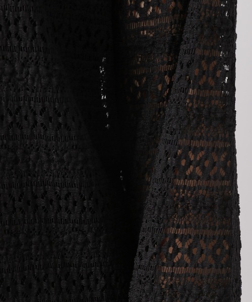 LEPSIM（レプシィム）の「シャーリングレースインナー　170823（Tシャツ/カットソー・レディース・オフホワイト/ブラック・FREE）」の19枚目の写真