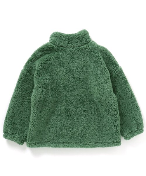 BREEZE by saori（ブリーズバイサオリ）の「WEB限定 ファーフリースプルオーバー【BREEZE by saori】（スウェット・キッズ・カーキ/ブルー/オフホワイト・120/140/110/90/130/160/100/150）」の22枚目の写真
