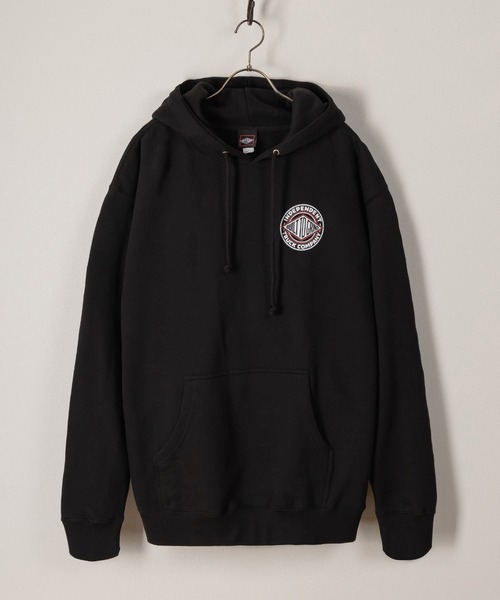 INDEPENDENT（インディペンデント）の「【INDEPENDENT/インデペンデント】 BTG SUMMIT P/O バックプリントフーディー/ワンポイント/ビッグシルエット（パーカー・メンズ・グレー/ブラック・M/L/XL）」の3枚目の写真