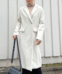 Jewelobe（ジュエローブ）の「ピークドラペルアシンメトリーコート（その他アウター）」