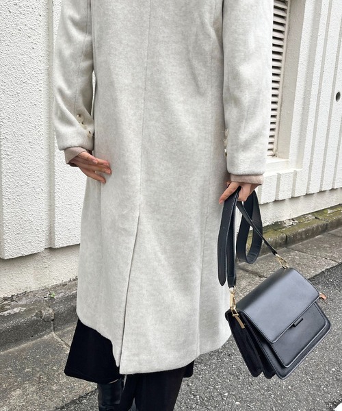 セール】ピークドラペルアシンメトリーコート（その他アウター