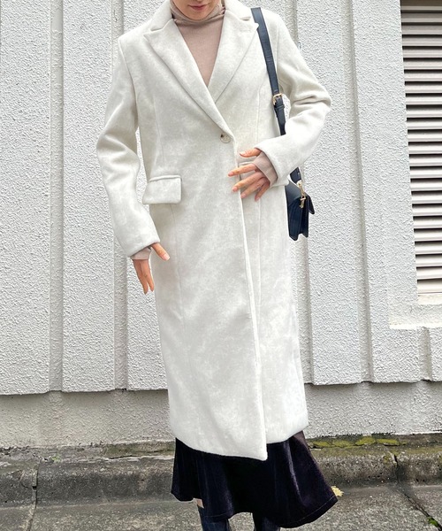 セール】ピークドラペルアシンメトリーコート（その他アウター
