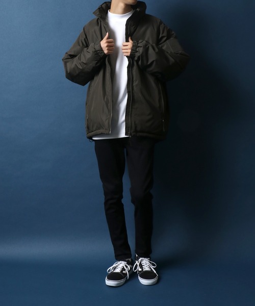 ANPAS（アンパス）の「2WAY Minimal Military Design High Neck Eco