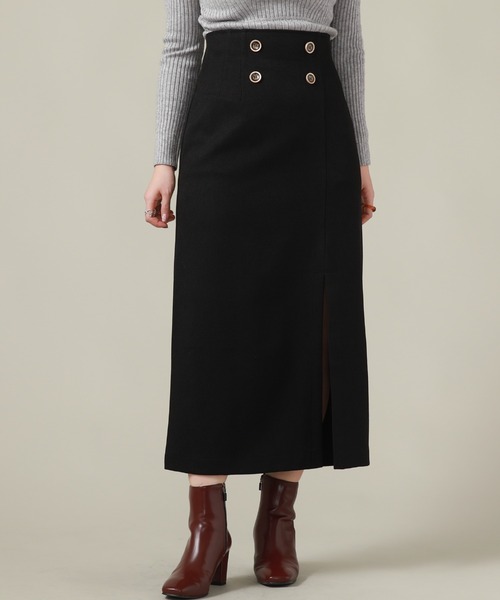 Cheek(チーク)の「フロント釦タイトスカート(スカート・レディース・ブラウン/ブラック・SMALL/MEDIUM)」の14枚目の写真