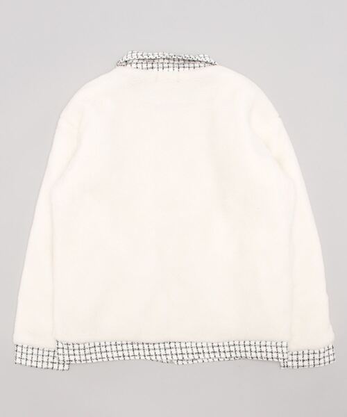 aimoha(アイモハ)の「チェック柄 ボアブルゾン(ブルゾン・メンズ・ベージュ/ブラック・XX-LARGE/LARGE/X-LARGE/MEDIUM)」の4枚目の写真
