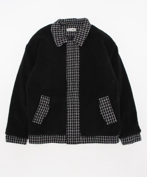 aimoha(アイモハ)の「チェック柄 ボアブルゾン(ブルゾン・メンズ・ベージュ/ブラック・XX-LARGE/LARGE/X-LARGE/MEDIUM)」の21枚目の写真