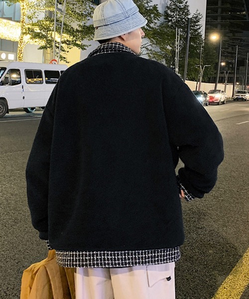 aimoha(アイモハ)の「チェック柄 ボアブルゾン(ブルゾン・メンズ・ベージュ/ブラック・XX-LARGE/LARGE/X-LARGE/MEDIUM)」の17枚目の写真