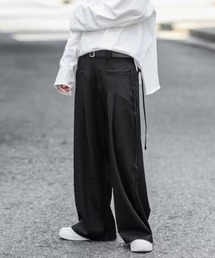 VIBGYOR | 【バーレスク】タックデザインワイドスラックス(BQ)(スラックス)