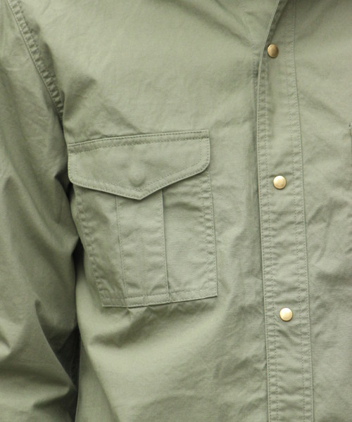 417 EDIFICE（フォーワンセブンエディフィス）の「◇ARMY モチーフ 7/Sシャツ（シャツ/ブラウス・メンズ・ベージュ/カーキ/ダークカーキ・SMALL/LARGE/MEDIUM）」の12枚目の写真