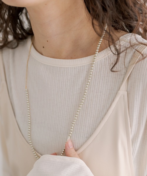 mystic（ミスティック）の「Lara パールスイングネックレス（ネックレス・レディース・シルバー/ゴールド・ONE SIZE）」の10枚目の写真