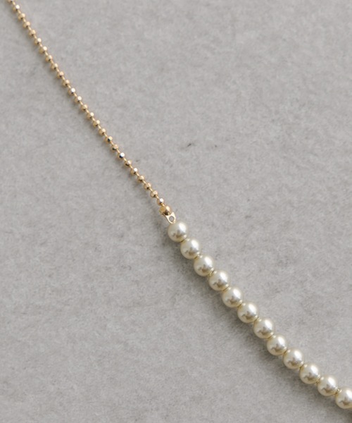 mystic（ミスティック）の「Lara パールスイングネックレス（ネックレス・レディース・シルバー/ゴールド・ONE SIZE）」の14枚目の写真