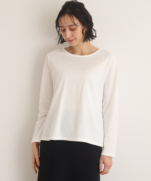 SHOO・LA・RUE（シューラルー）の「◆【2点セット】ダイヤ柄ニットベスト＋ロンTセット（その他トップス・レディース・ブラック/ライトブルー/ベージュ・02/03）」の10枚目の写真