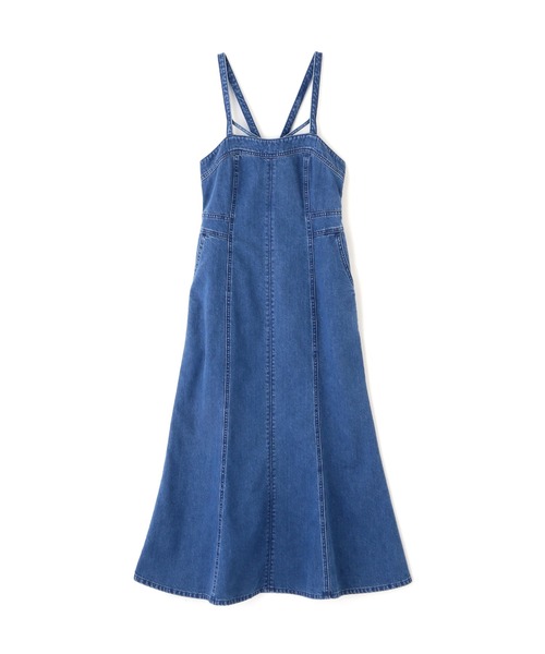 FREE'S MART（フリーズマート）の「【Sシリーズ対応】◆マーメイドデニムキャミワンピース（ワンピース・レディース・ネイビー/ライトインディゴブルー/ブラック・X-SMALL/SMALL/MEDIUM）」の9枚目の写真