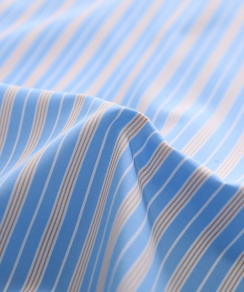 osharewalker（オシャレウォーカー）の「【廃盤】『3色ストライプ柄シャツ』（シャツ/ブラウス・レディース・ライトブルー/ピンク/グレー・FREE）」の8枚目の写真