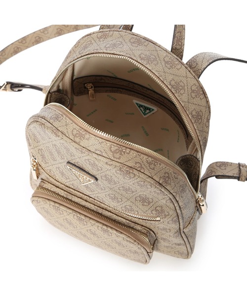 Guess（ゲス）の「ECO ELEMENTS Backpack（バックパック/リュック・レディース・ダークグレー/ベージュ・ONE SIZE）」の11枚目の写真